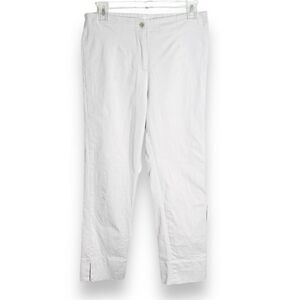 Amina Rubinacci Napoli Women’s Cherie Guya Gray Khaki Capri Size 42 - Fit XS 0-2